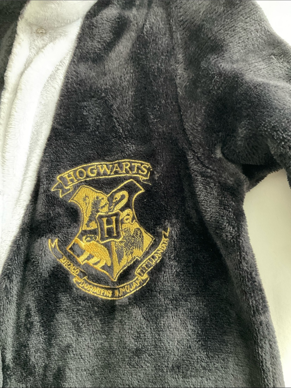 Harry Potter Gryffindor Hooded Fleece Pajama Union Suit. Size S - Picture 3 of 9